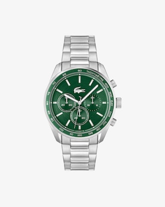 Men's Boston Stainless Steel Chronograph Watch