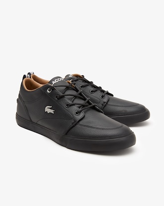 Men's Bayliss Leather Perforated Collar Sneakers