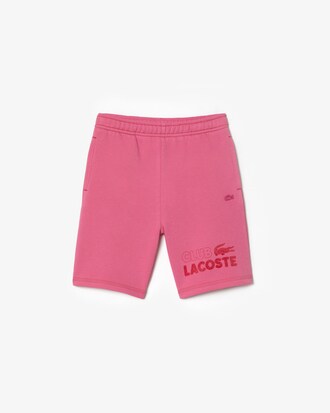 Kids' Branded Organic Cotton Fleece Shorts