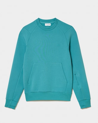 Sweatshirt Jogger à col rond en coton mélangé avec poche kangourou