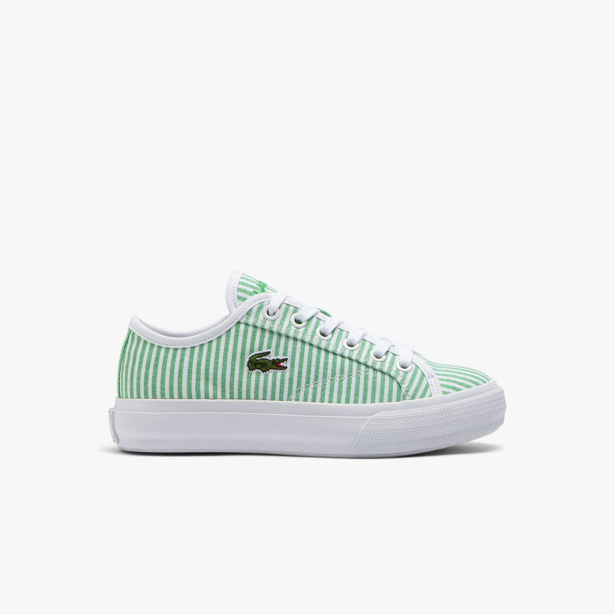 Lacoste Juniors' Backcourt Sneakers - 3 In Green