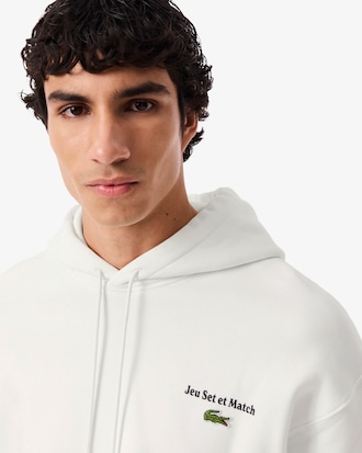 Sudadera Con Gorro De Polar Estampada