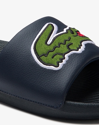 Men's Croco Synthetic and PU Slides