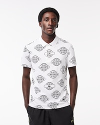 Movement Polo de piqué ultraligero con estampado de globo terráqueo