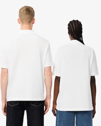 Unisex Loose Fit L.12.12 Piqué Badge Polo