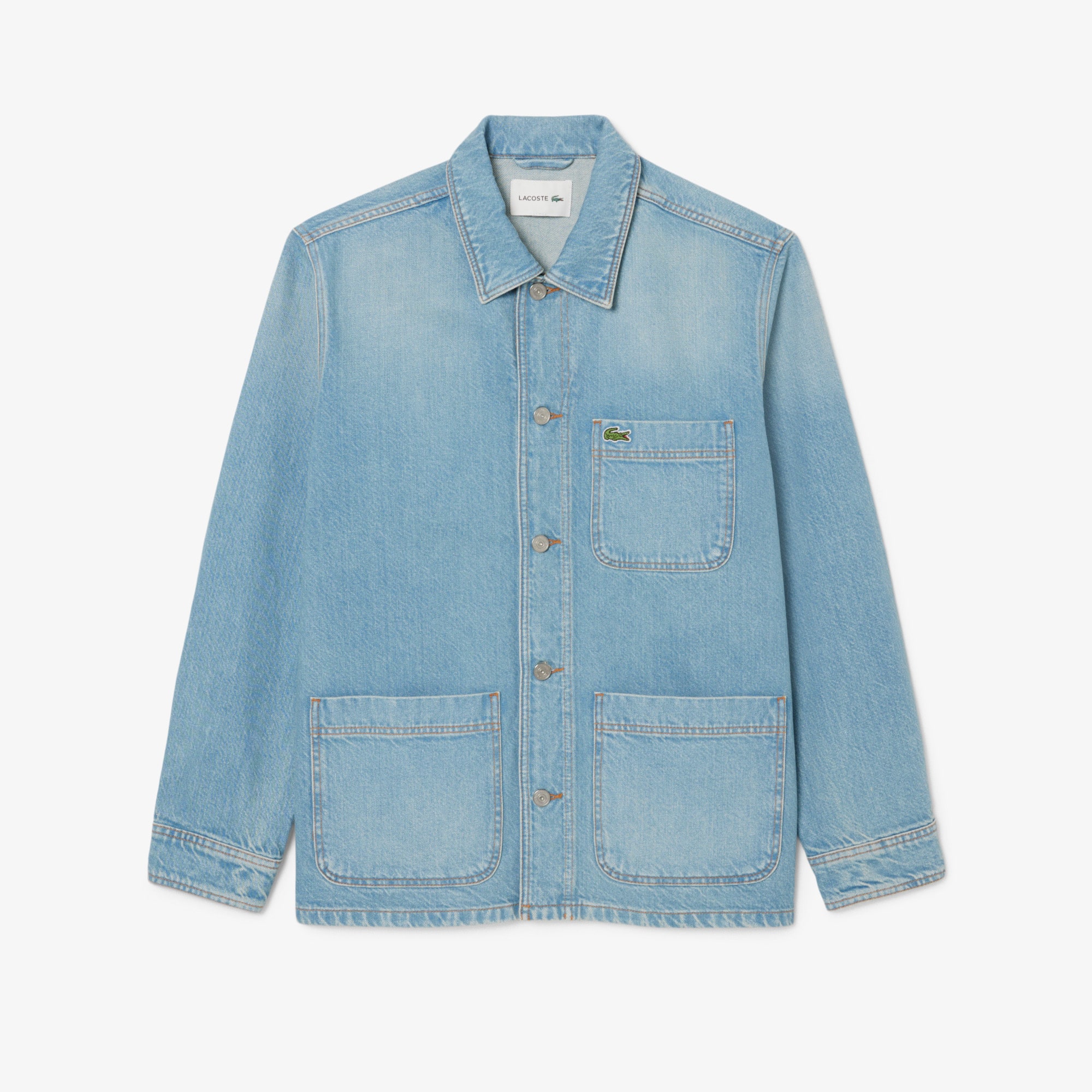 トップス OVERCOAT 25SS OVERSHIRT Cotton Overshirt Jacket - Men's Long Sleeves Shirts - New In