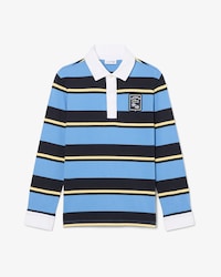 Polo rugby coton ray&eacute;