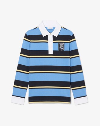 Striped Rugby Polo Shirt