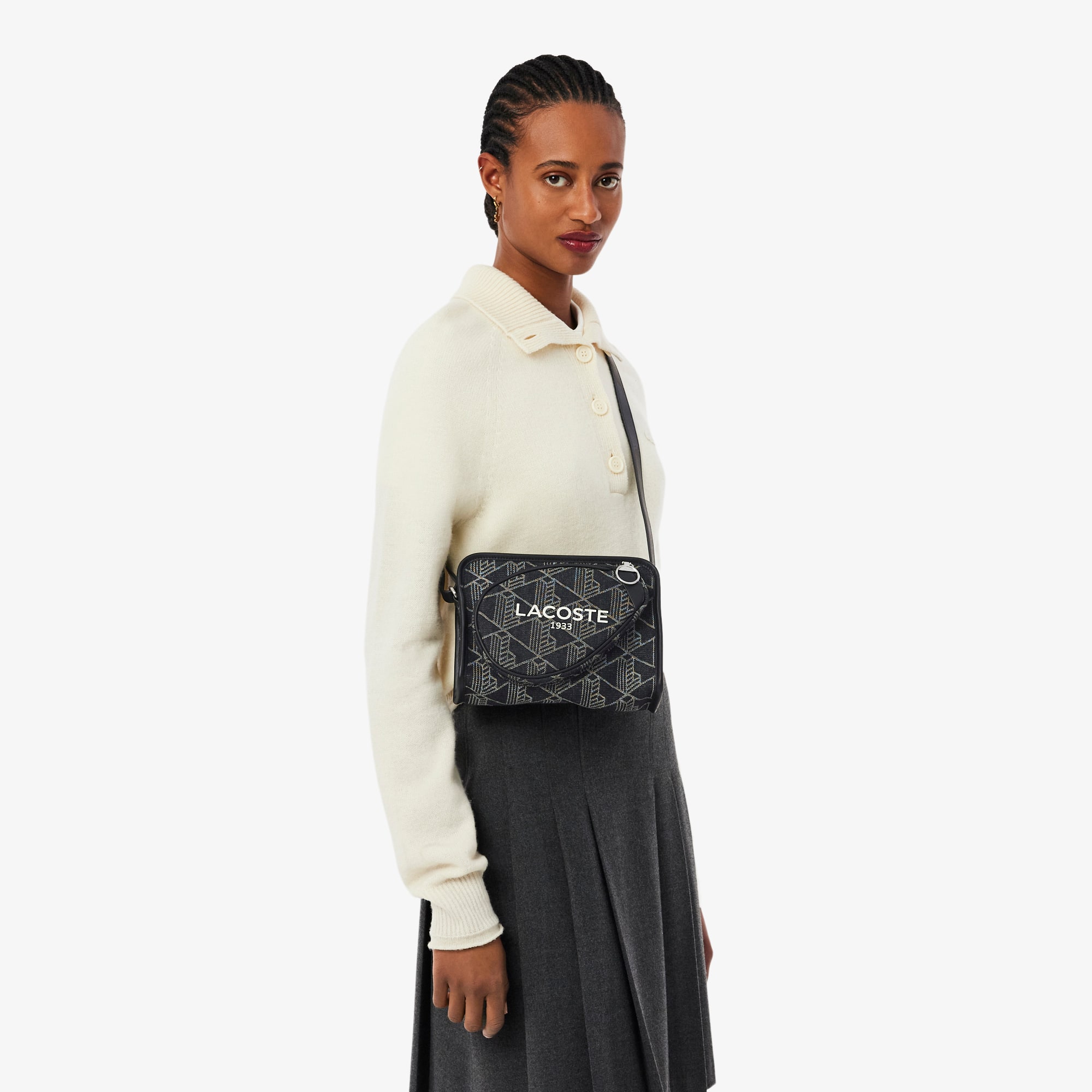 latte620　レディース　BLK S Heritage Shoulder Bag - Bags - New In 2026 | Lacoste