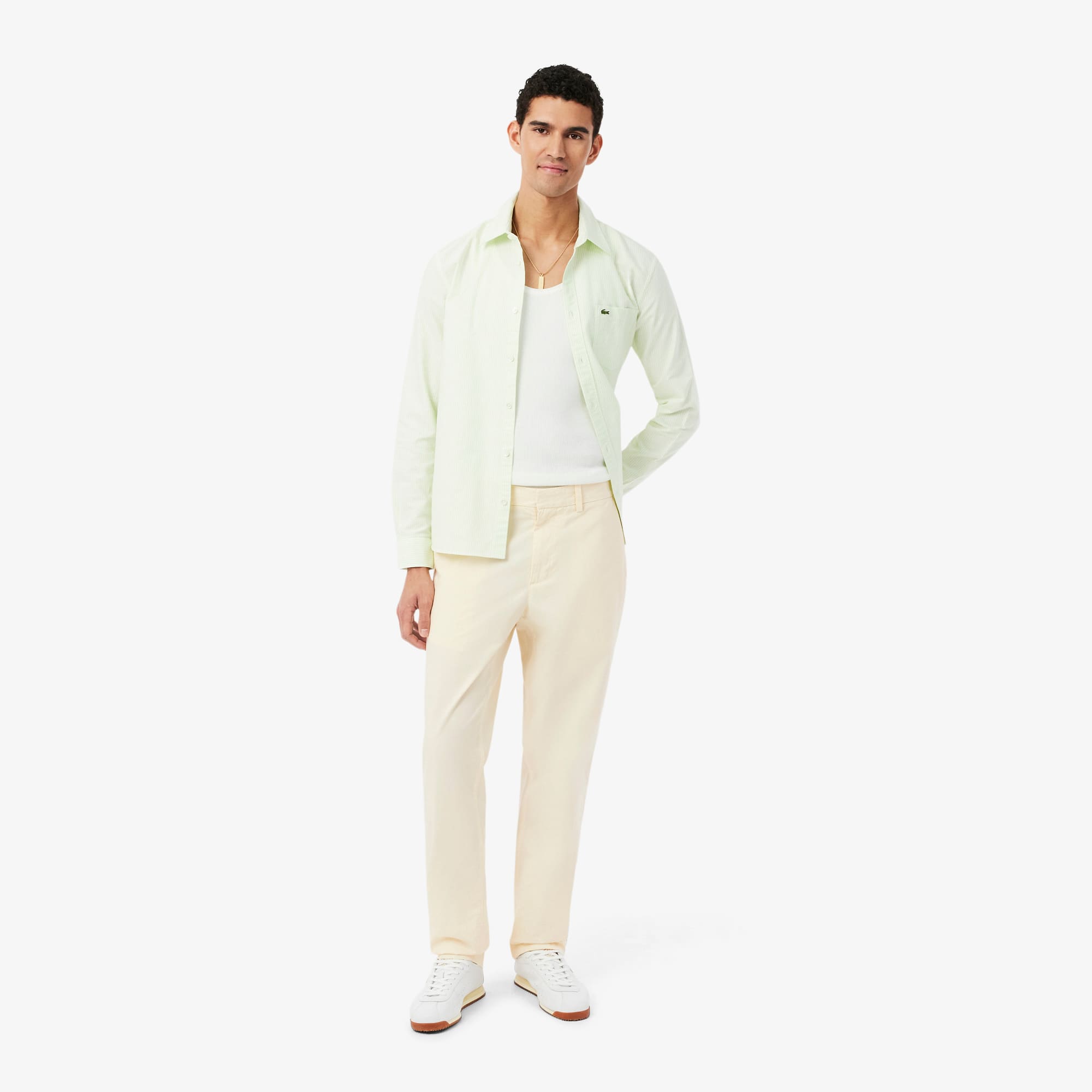 Lacoste Regular Fit Cotton Twill Chino Pants