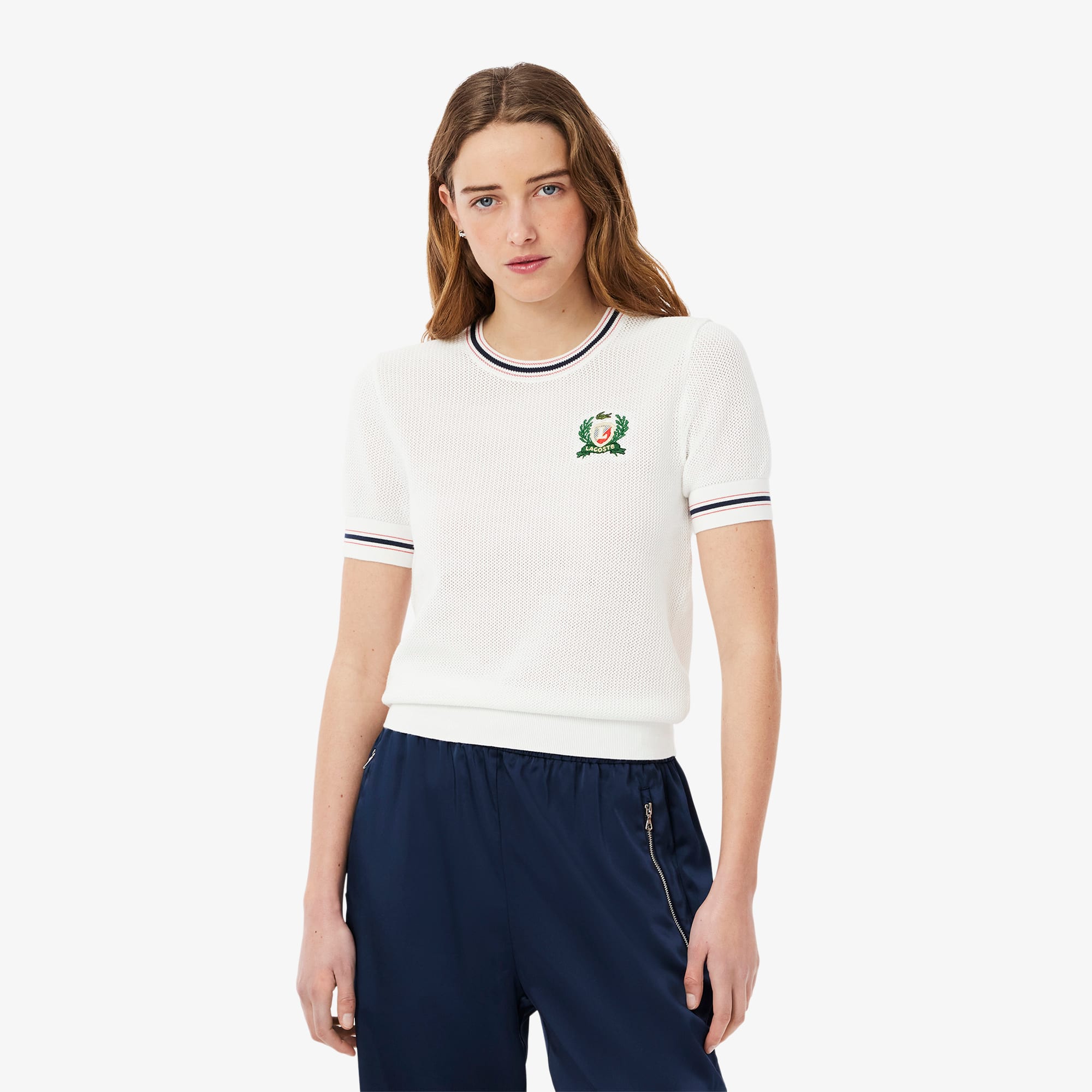 Women's Made In France Embroidered Shield Sweater - Sweaters