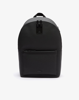 Chantaco Fingerprint Lock Piqu&eacute; Leather Backpack