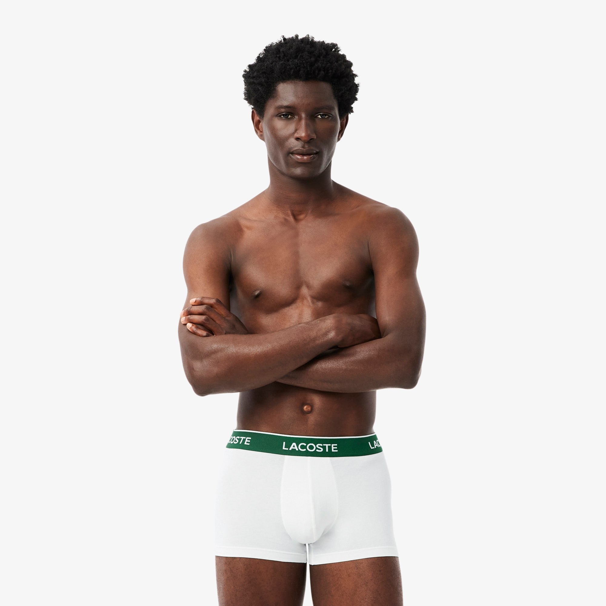 Lacoste Men's Trunks 3-pack In Black