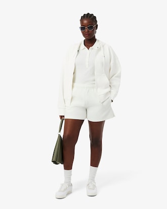 Women's Zip-Up Piqué Hoodie