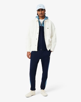 Men's Zip-Up Colorblock Hoodie
