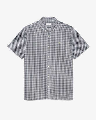 Regular Fit Short Sleeved Plaid Shirt