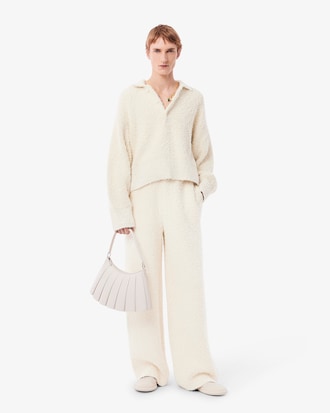 Men's Runway Bouclé Knit Polo