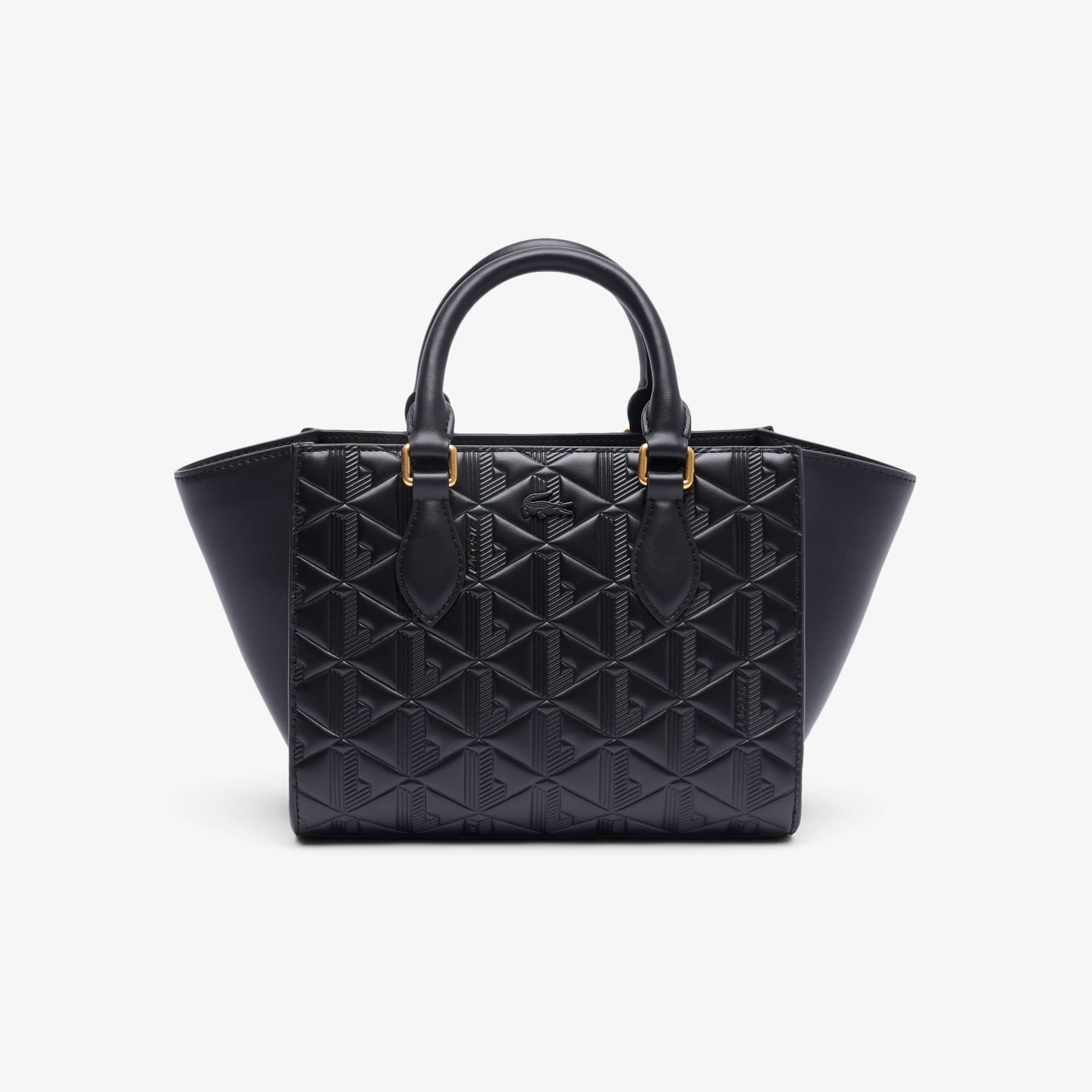 Lacoste Small Maheki Monogram Tote - One Size In Black