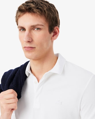 Men's Regular Fit Paris Stretch Piqu&eacute; Polo