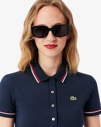 Women's L.12.D Slim Fit Trim Detail Polo