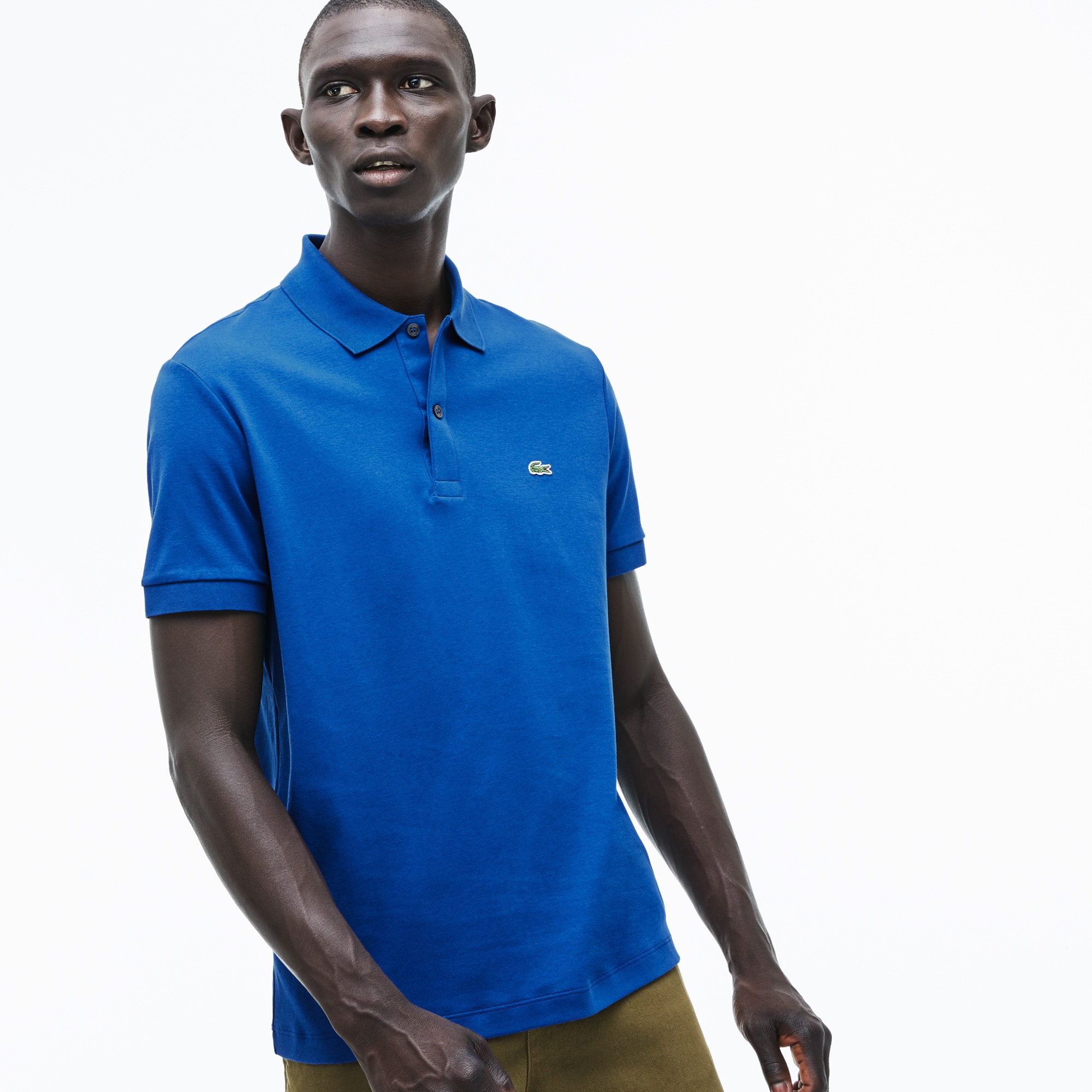 Men's Regular Fit Pima Cotton Interlock Polo LACOSTE