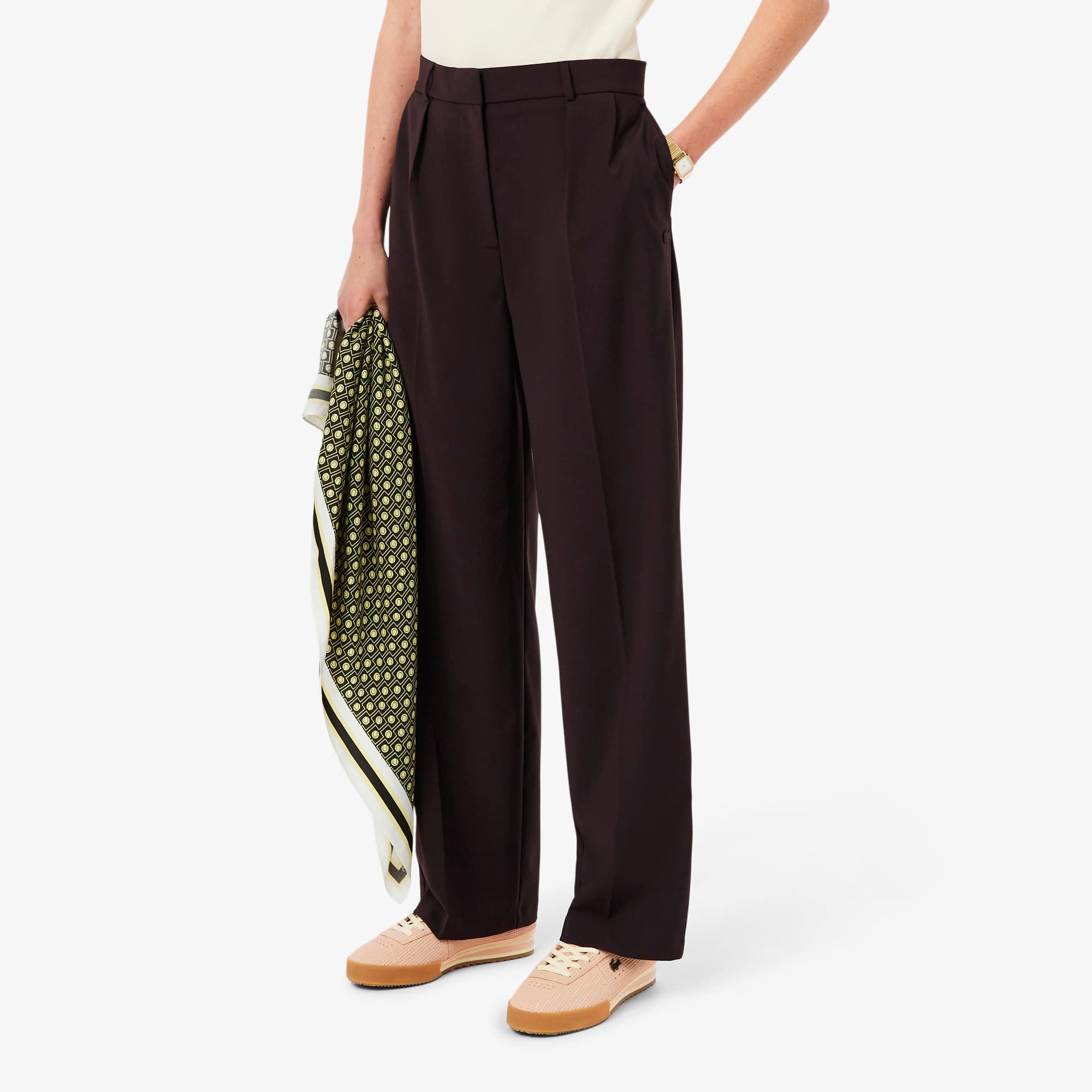 Oversized Wool Blend Pants