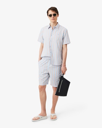 Short ray&eacute; popeline de coton