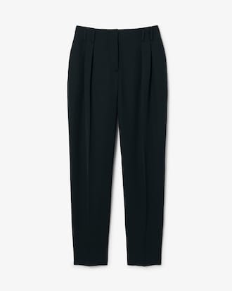 Runway Straight Fit Tailored Wool Pants