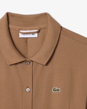 Vestido de Petit Piqu&eacute; con Cintur&oacute;n y Cuello Polo