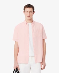 Men's Short Sleeve Linen Shirt  