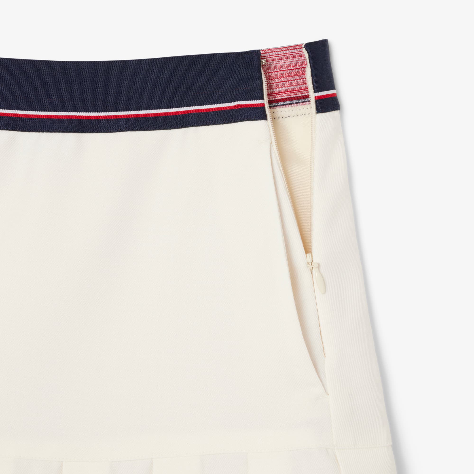 Women's Short Pleated Wool Blend Skirt