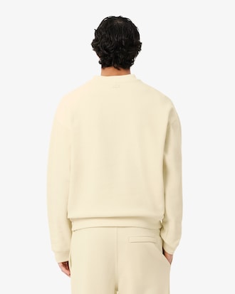 Double Face Piqu&eacute; Badge Sweatshirt