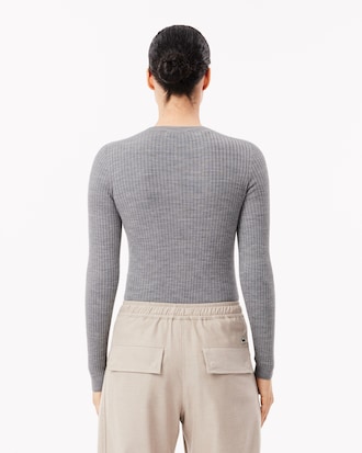 Women's Merino Wool 3D Knit Cardigan