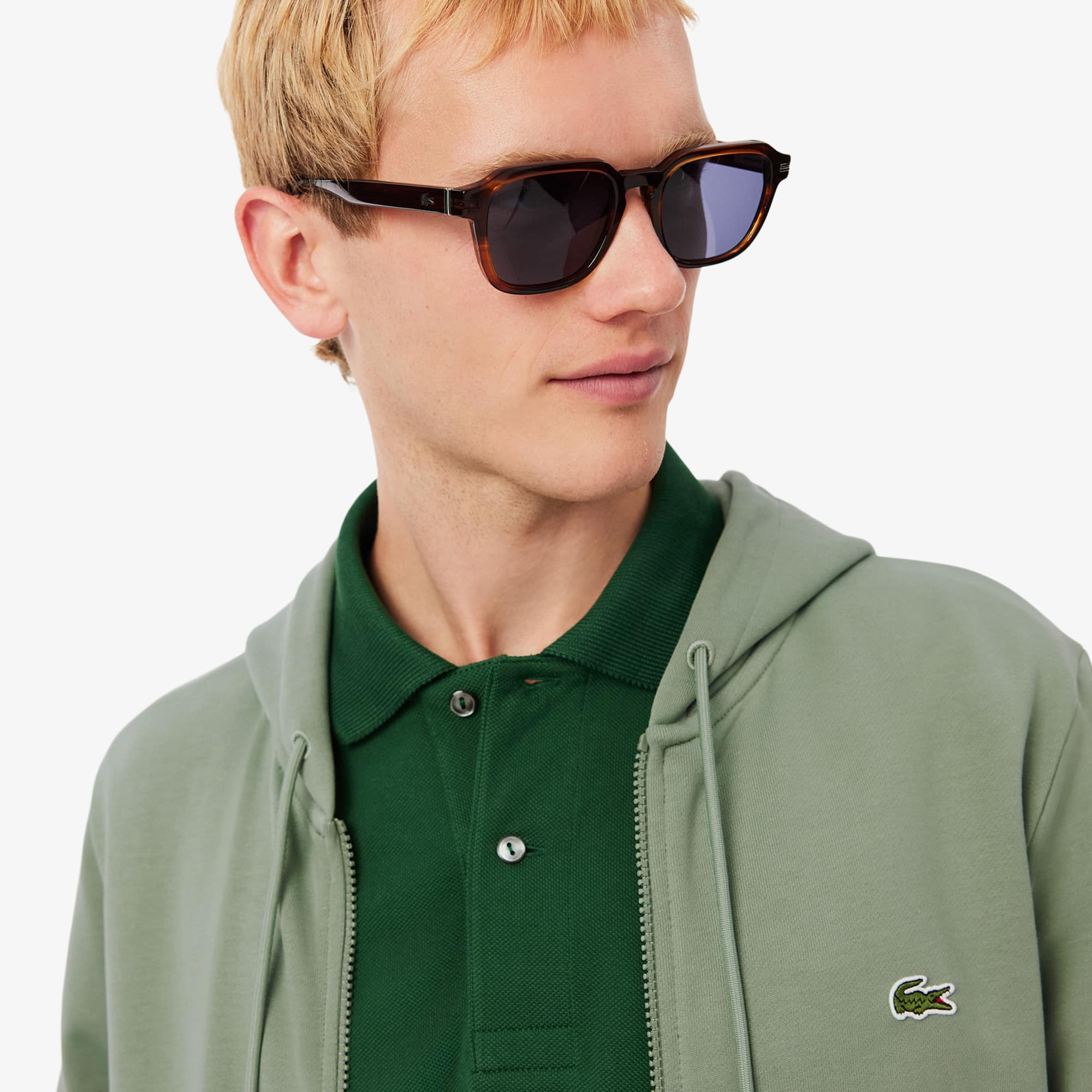 Men's Classic Fit Zip-Up Fleece Sweatshirt - Sweaters