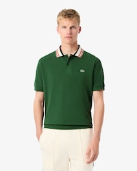 Men's Made In France Classic Fit Stripe Collar Polo