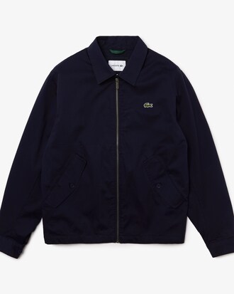 Men's Organic Cotton Gabardine Zip-Up Jacket