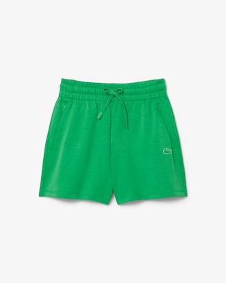 Pantalones cortos de punto de algodón para mujer