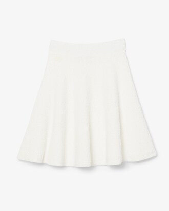 Short Flared Terry Skirt