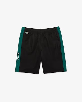 Short Lacoste SPORT l&eacute;ger avec bandes contrast&eacute;es