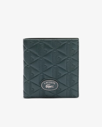Portefeuille compact Nomogramme en cuir