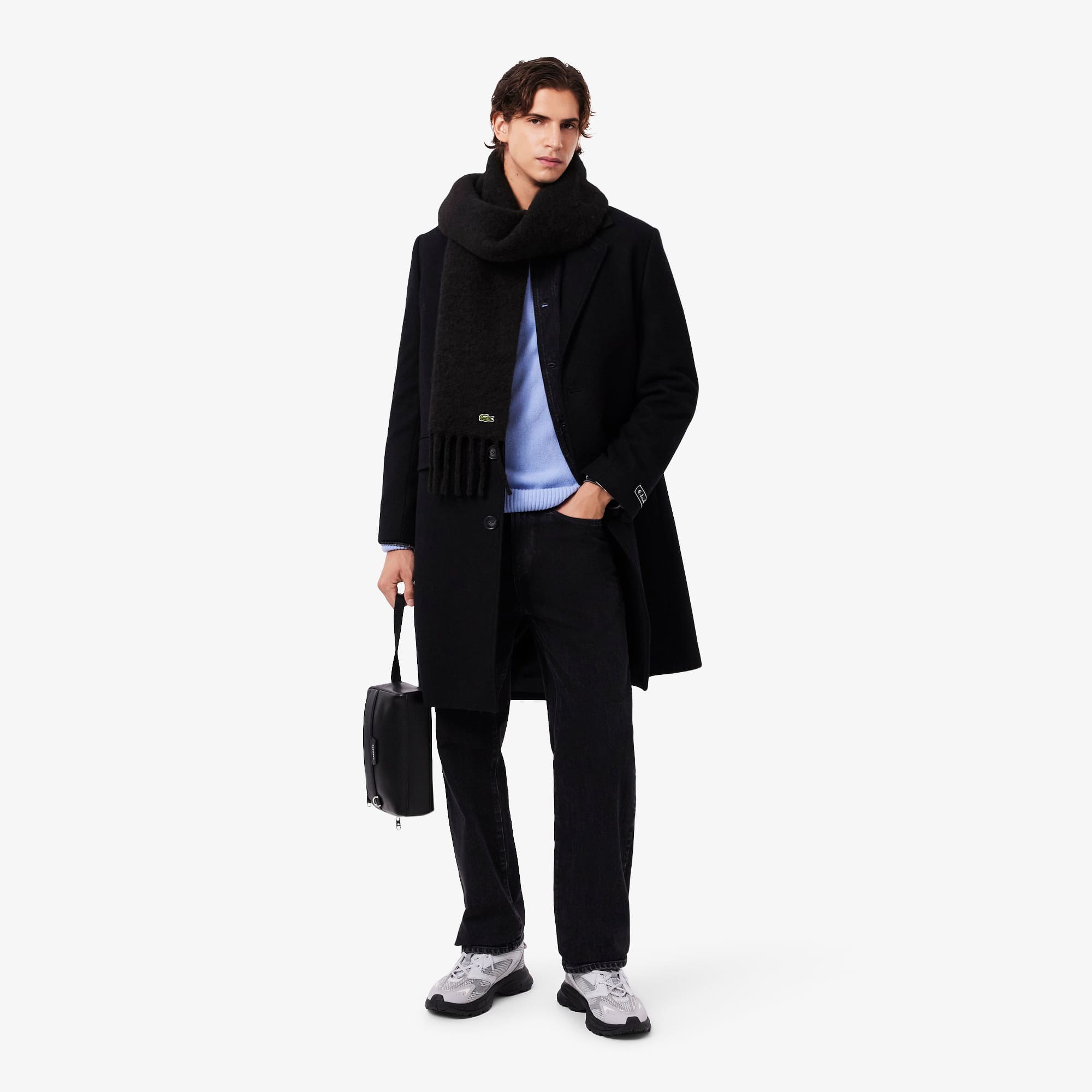accentual estimation ざっくりロングニット　ブラック A new seasonal silhouette AW25 capsule collection LISA-YANG.com