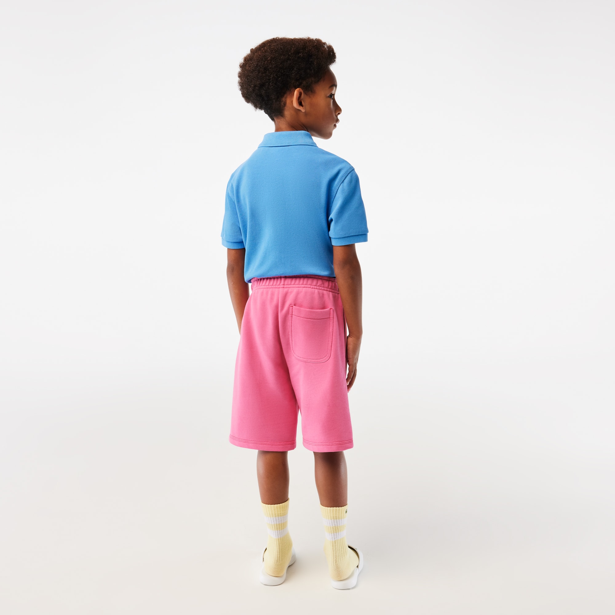 ★YOUTHBATH★Fleece Bermuda Jogger Shorts_pink★正規品/人気 Kids' Branded Organic Cotton Fleece Shorts - Teens Pants