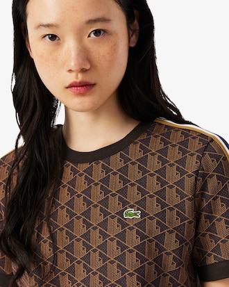 Women's Slim Fit Monogram T-Shirt