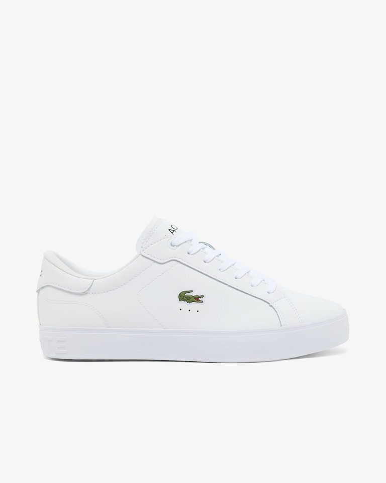 Lacoste Powercourt Graphic Leather White Men Sneakers 50SMA0152-21G