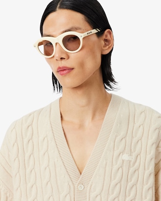 Runway Cashmere Cable Knit Cardigan