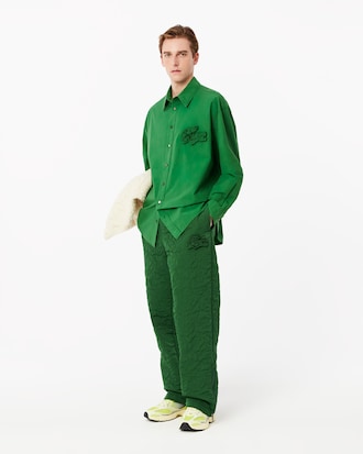 Unisex Embroidery Collection Button Down Shirt