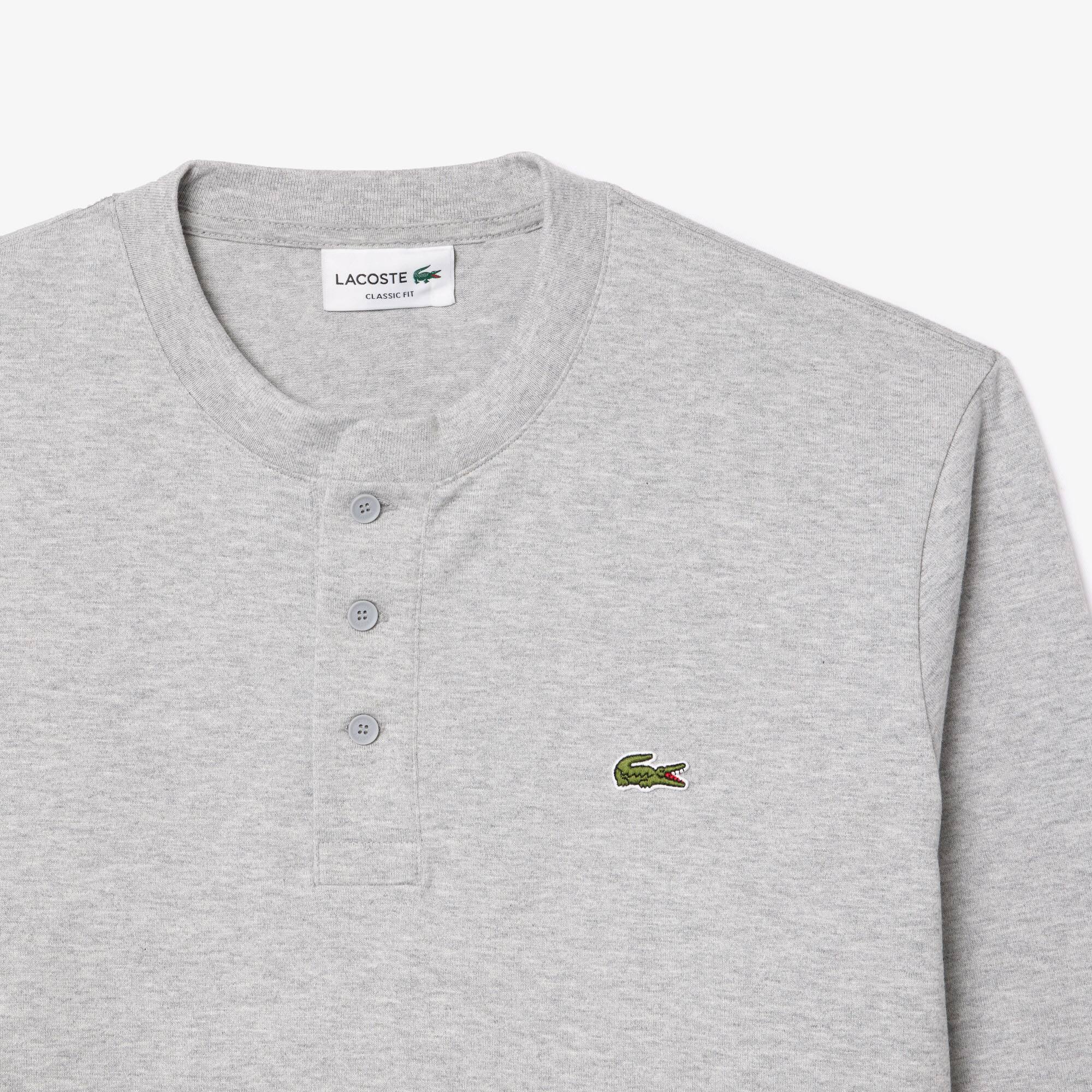 Men's Long Sleeve Henley - T-shirts - New In 2025 | Lacoste