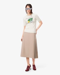 Runway Pleated Wrap Skirt