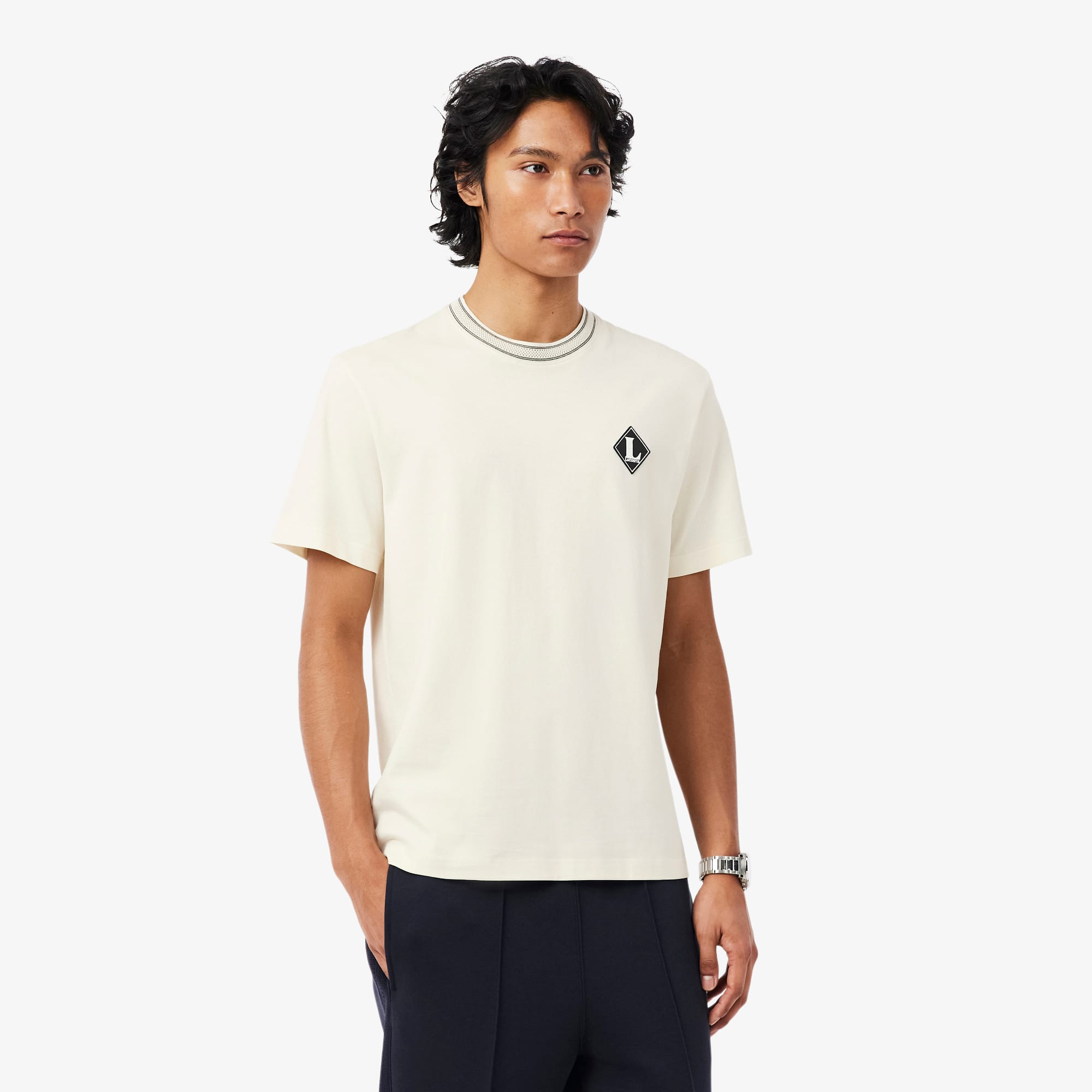 Lacoste French Made Badge Accent T-shirt