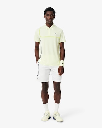 Shorts de tenis ligeros de Tafetánán con rombos